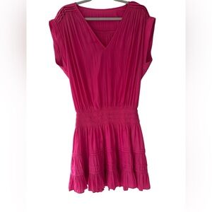 Ramy Brook Hot Pink Vanessa Dress Large